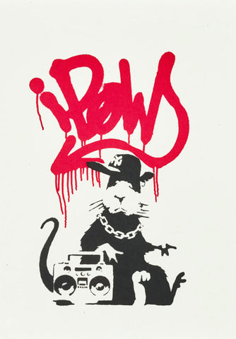 Banksy (West  Country Prince) -  Gangsta Rat (Replica)